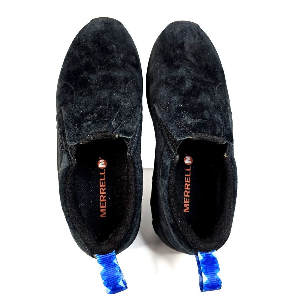 Merrell Black Suede Jungle Moc Slip On Hiking Shoes Women's Size 7.5 - Picture 4 of 9